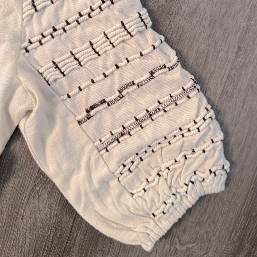 Free People New Romantics Embroidered Top - Picture 6 of 6